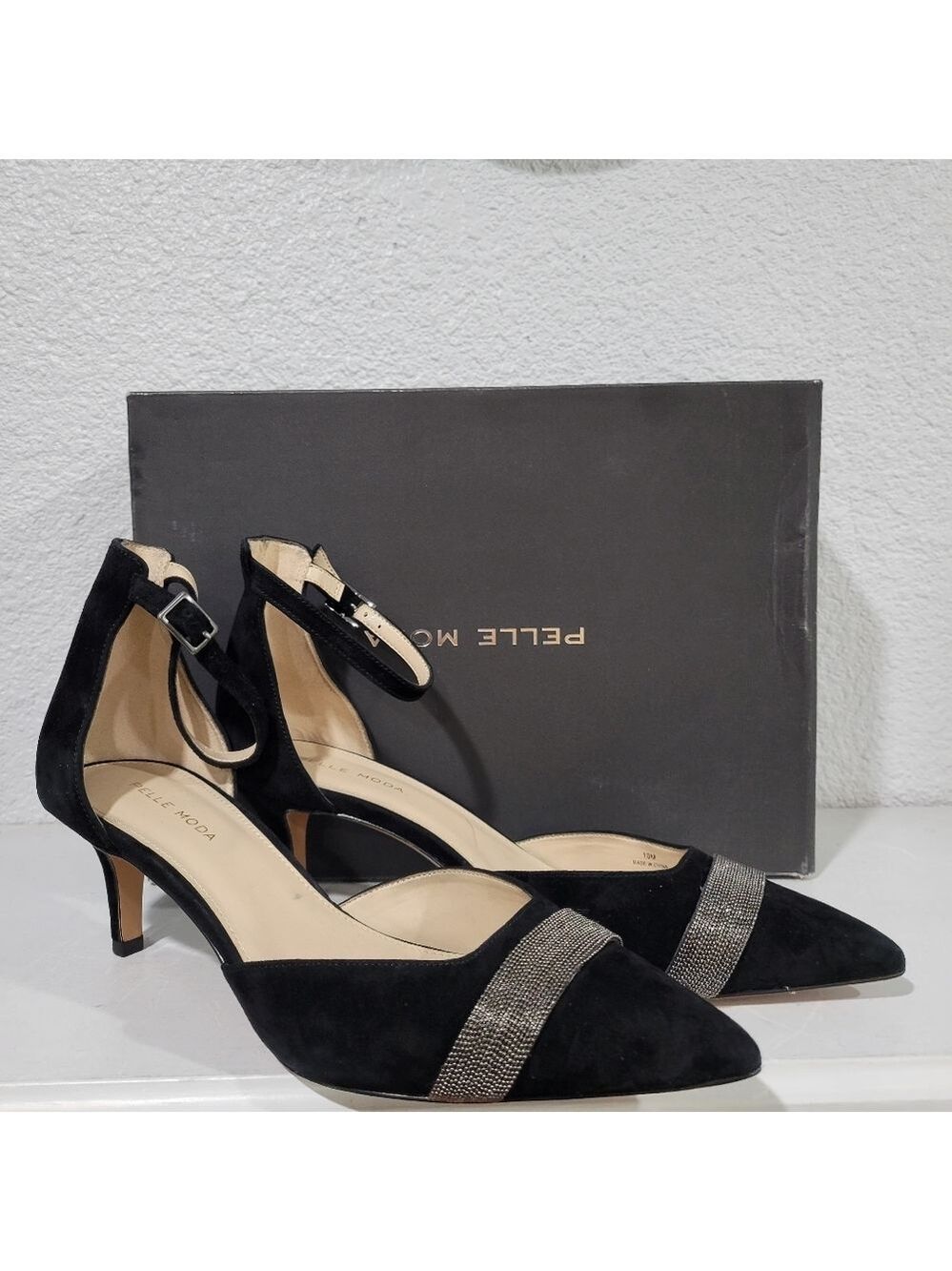 Pelle Moda Kelda Low Heel Sz 10